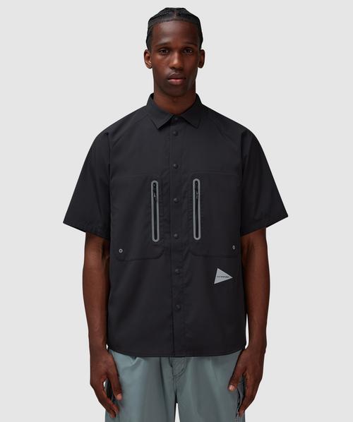 And Wander Cordura shirt jacket | BLACK | SEVENSTORE