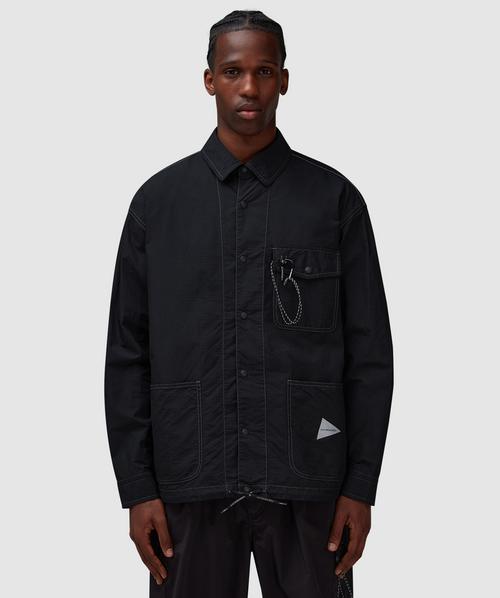 And Wander Tech shirt | BLACK | SEVENSTORE