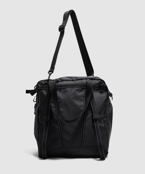 ●BLACKPURPLE● 3-Way Cloud Bag - Black / unisex And Wander Ecopak 30L 3-way tote bag | BLACK | SEVENSTORE