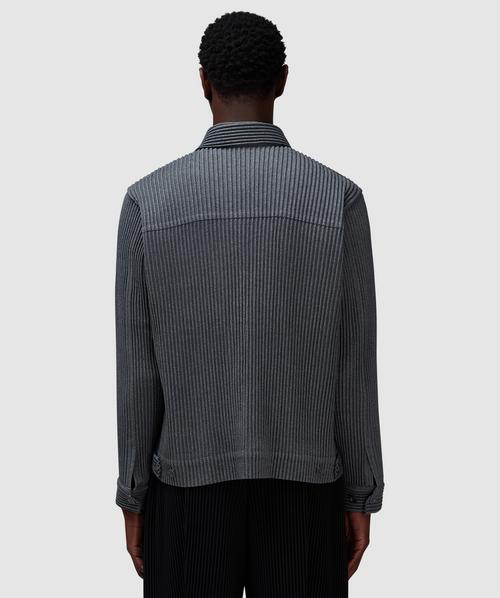Homme Plissé Issey Miyake Wool like light shirt | GREY