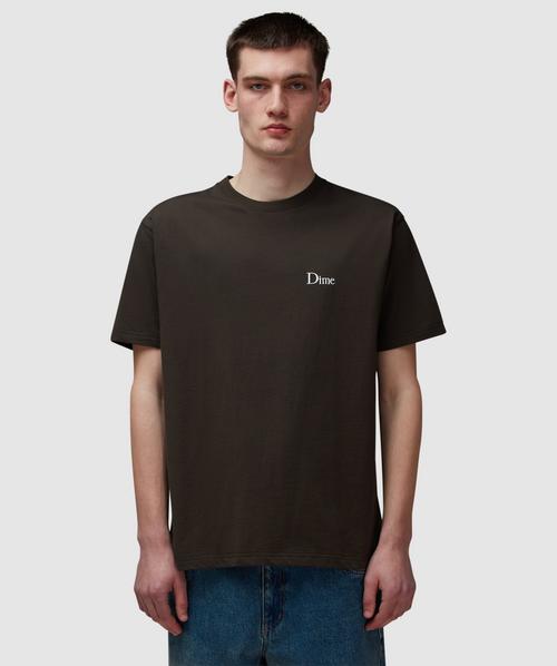 Dime Classic small logo t-shirt | VINTAGE BLACK | SEVENSTORE