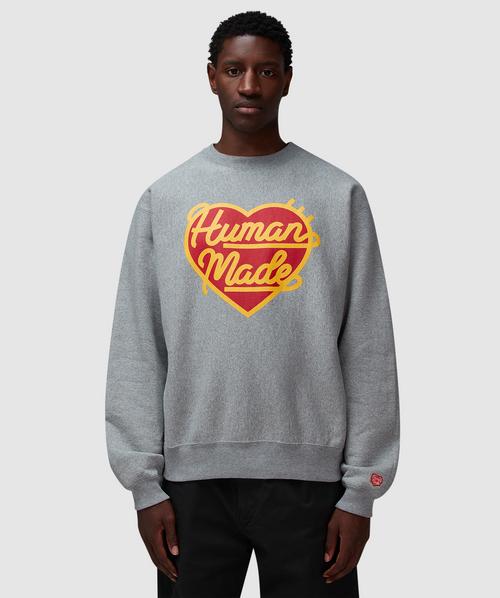 Human Made Large heart logo sweatshirt | GREY | SEVENSTORE