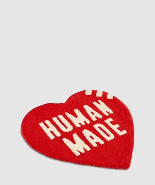 Human Made Logo heart rug | BLACK | SEVENSTORE