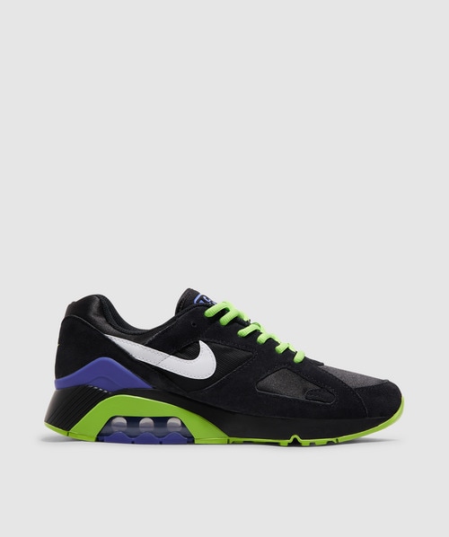 Nike Air max 180 sneaker BLACK/WHITE-ACTION GREEN SEVENSTORE