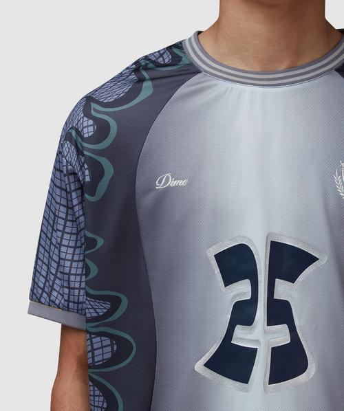 【DIME】25ss Holy Flame Jersey DIME HOLY FLAME JERSEY - SILVER FIRE - PLA Skateboarding