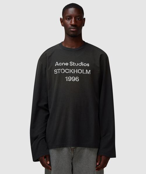 Acne Studios Edden 1996 long sleeve t-shirt | FADED GREY
