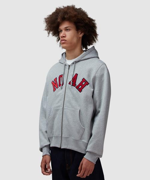 Noah Arch applique hoodie | HEATHER GREY | SEVENSTORE