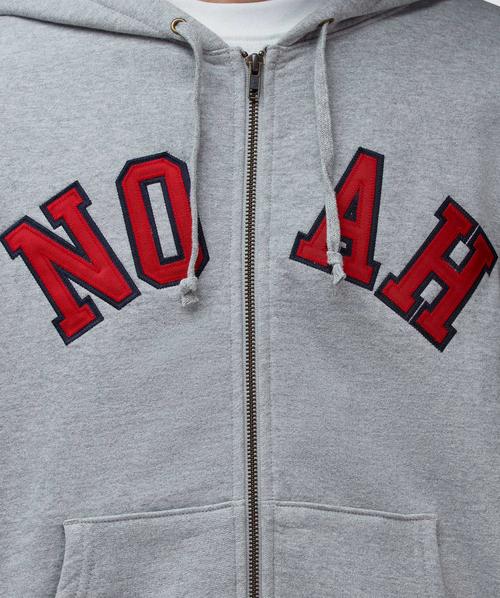 Noah Arch applique hoodie | HEATHER GREY | SEVENSTORE