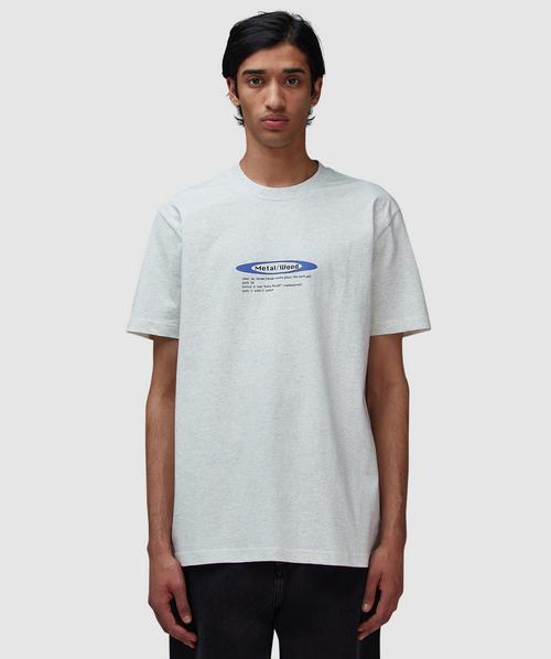[LWOOD STUDIO] メタルウッドスタジオ Tシャツ T-Shirt Metalwood Hello world t-shirt | HEATHER GREY | SEVENSTORE