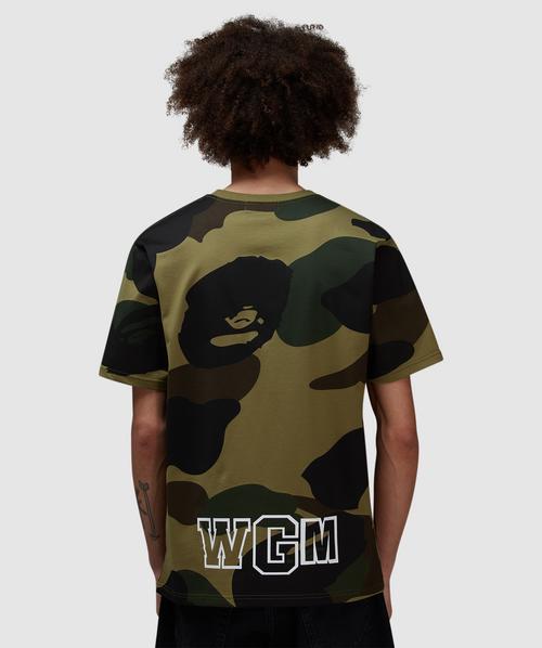 BAPE - A Bathing Ape Giant 1st camo shark t-shirt | GREEN