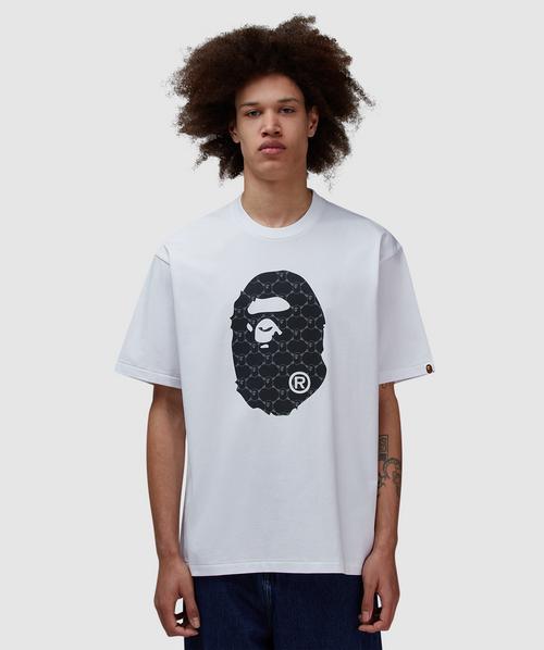 BAPE - A Bathing Ape College monogram ape head t-shirt BAPE - A Bathing Ape College monogram ape head t-shirt