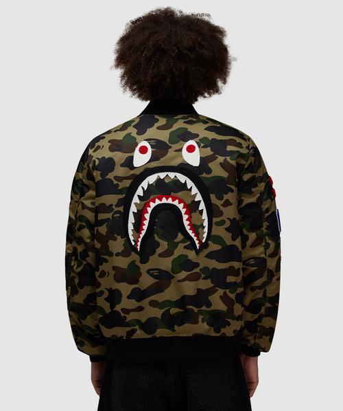 A BATHING APE MA-1ジャケット XL 1ST CAMO SHARK MA-1 JACKET MENS – us.bape.com