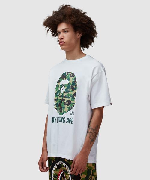 BAPE - A Bathing Ape ABC camo t-shirt | WHITE/BLUE | SEVENSTORE