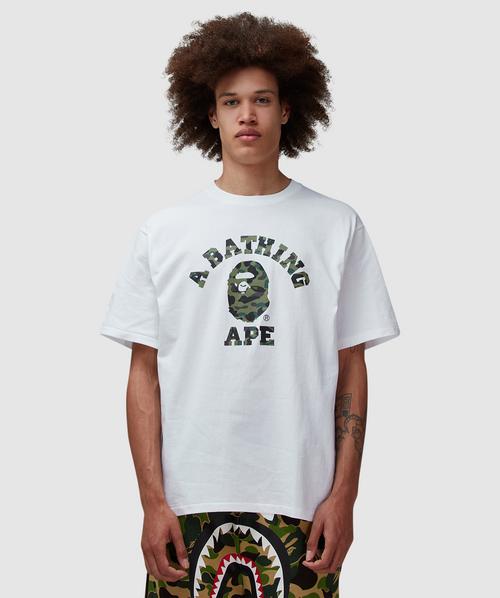 College Tee Mens Bathing Ape T Shirt BAPE A Bathing Ape 1st Camo
