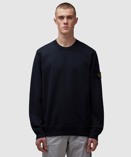 Stone Island Organic cotton fleece sweatshirt | NAVY BLUE