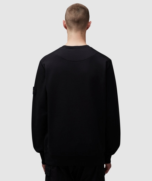 Stone Island Organic cotton fleece sweatshirt | NAVY BLUE