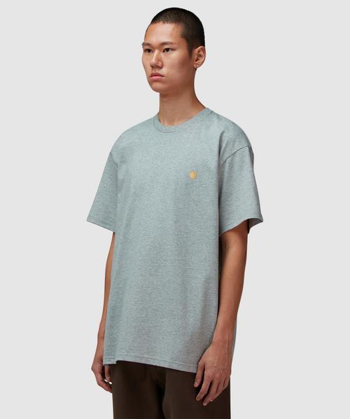 Tシャツ・カットソー CARHARTT WIP 'Chase' T-shirt Carhartt WIP Chase T-Shirt | GREY HEATHER/GOLD | SVD USA