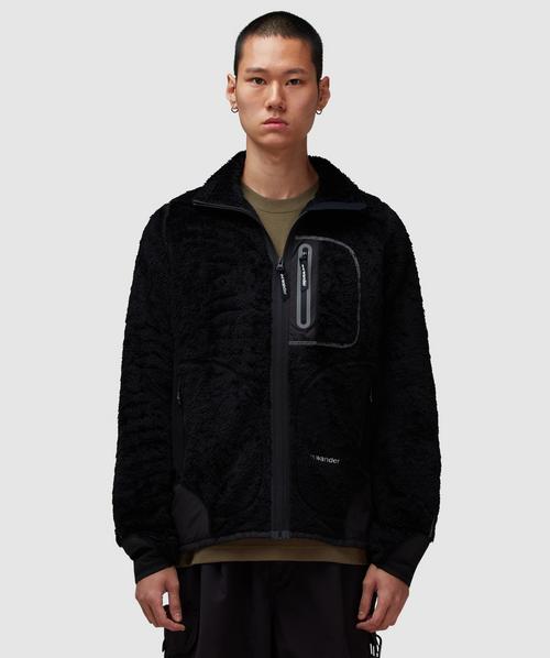 And Wander High loft fleece jacket | BLACK | SEVENSTORE