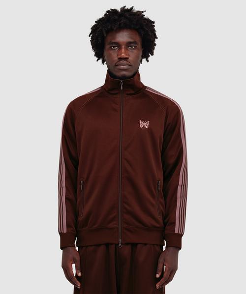Needles Track jacket | POLY SMOOTH - BROWN | SEVENSTORE