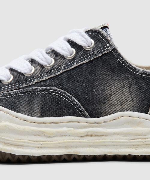 Maison Mihara Yasuhiro Hank OG sole bleach sneaker | BLACK
