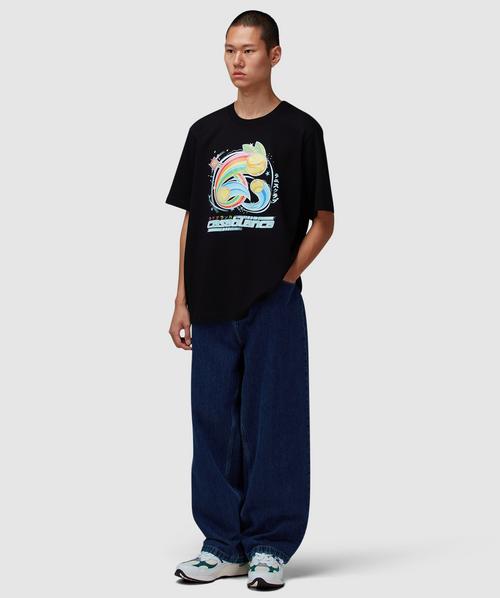 Casablanca Manga tennis ball t-shirt | BLACK | SEVENSTORE