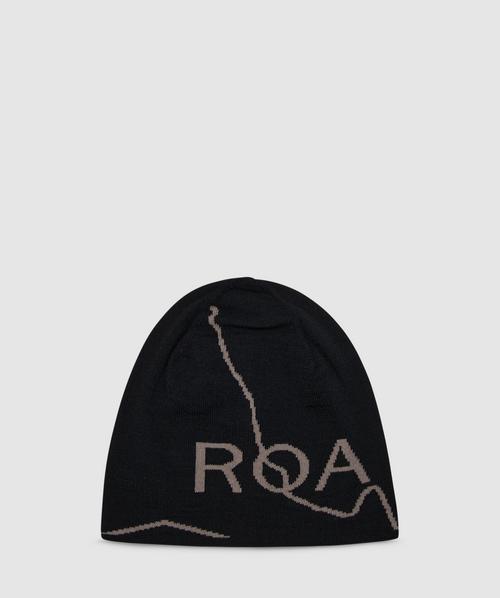 帽子 OUR LEGACY ROA LOGO WOOL BEANIE ROA Logo wool beanie | BLACK | SEVENSTORE