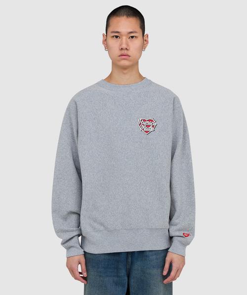 Human Made Half zip sweatshirt | GREY | SEVENSTORE