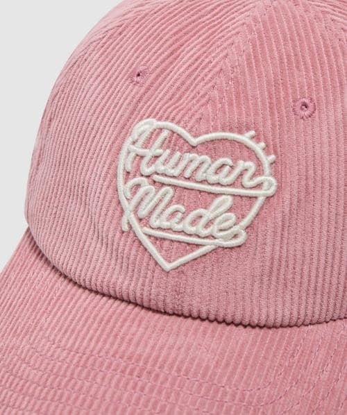 帽子 HUMAN MADE 6Panel Corduroy Cap Pink HUMAN MADE 6PANEL CORDUROY CAP - PINK – Creme321