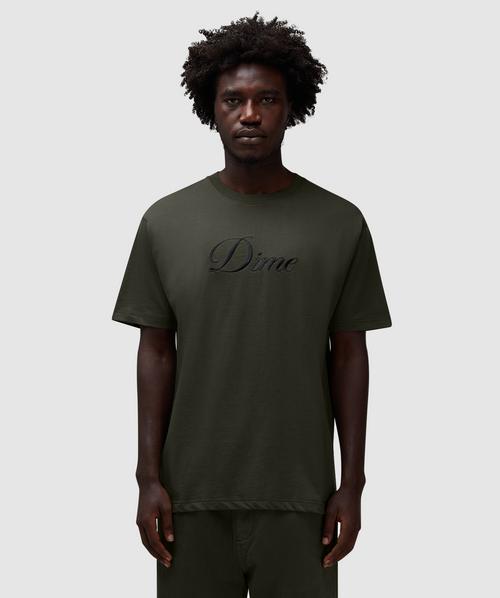 Dime Cursive t-shirt | VINTAGE BLACK | SEVENSTORE