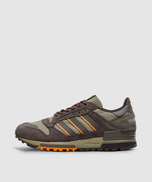 adidas ZX 600 sneaker | DARK BROWN/ORBIT GREEN/CARGO BROWN