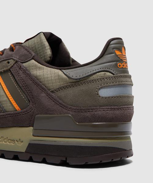 adidas ZX 600 sneaker | DARK BROWN/ORBIT GREEN/CARGO BROWN
