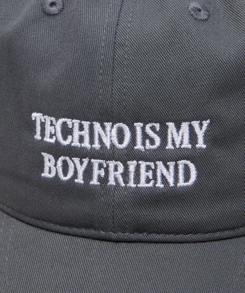 TECHNO IS MY BOYFRIEND キャップ グレー JKPT STORE / TECHNO IS MY BOYFRIEND HAT CHARCOAL