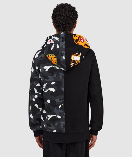 City Camo Tiger Shark Hoodie | Bape | FETCHING