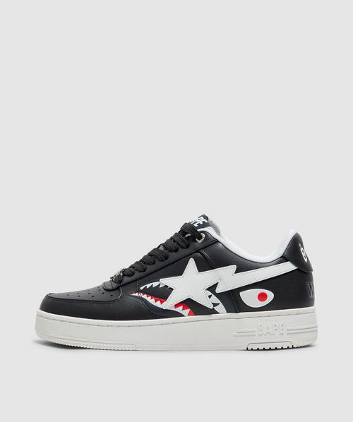 BAPE - A Bathing Ape BAPE STA shark #2 sneaker | BLACK | SEVENSTORE