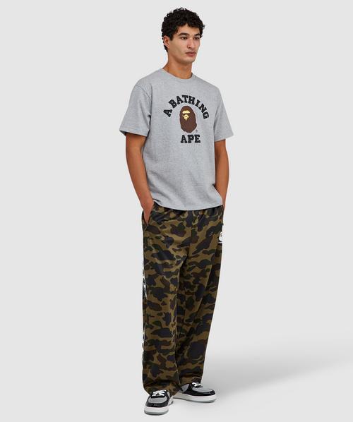 BAPE - A Bathing Ape 1st camo loose fit track pant | GREEN