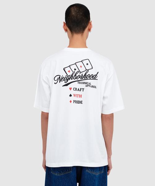 Neighborhood NH ss-8 t-shirt | WHITE | SEVENSTORE