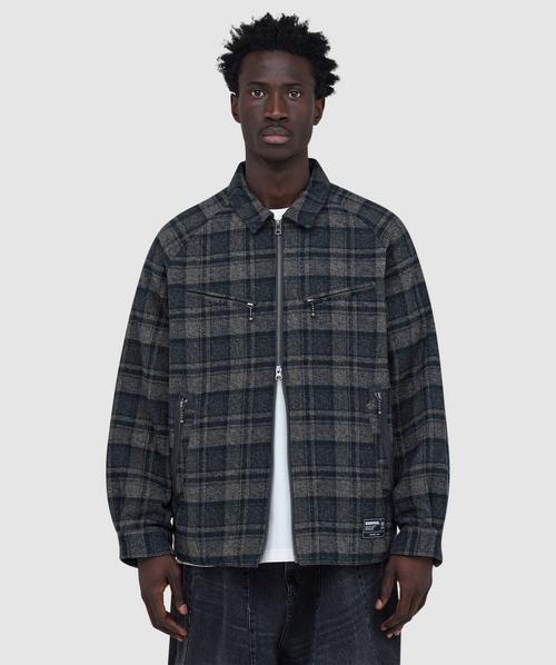 Neighborhood Check zip jacket | BLACK | SEVENSTORE