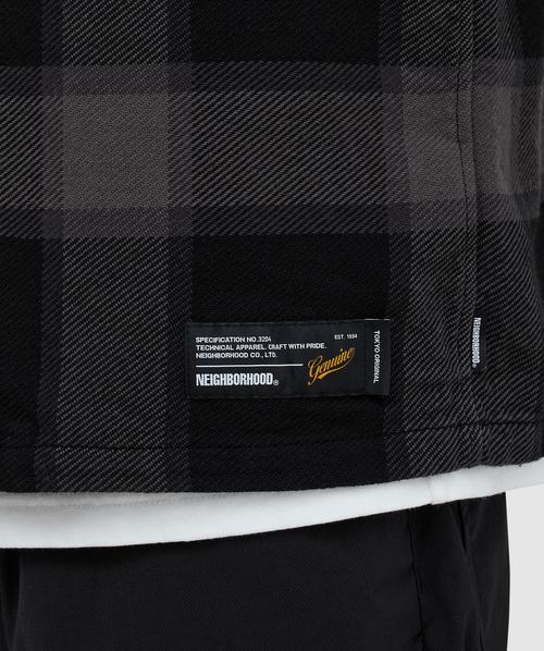 Neighborhood Buffalo check shirt | GREY | SEVENSTORE