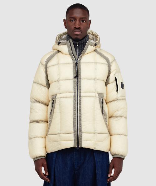 C.P. Company D.D. shell goggle down jacket | PISTACHIO SHELL