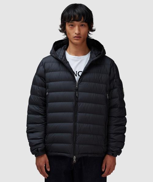 Moncler Nidge zip trim shell jacket | BLACK | SEVENSTORE