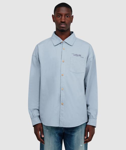 Visvim Palmer shirt | LT.BLUE | SEVENSTORE