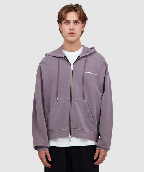 MKI MIYUKI ZOKU Uniform zip hoodie | PIGMENT RAISIN | SEVENSTORE