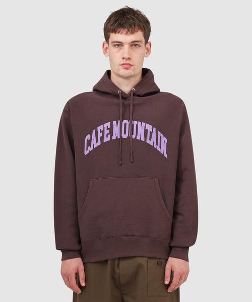 Cafe Mountain College logo hoodie | EARTH AND LOTUS | SEVENSTORE