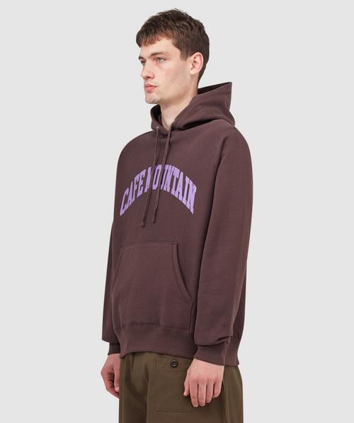 Cafe Mountain College logo hoodie | EARTH AND LOTUS | SEVENSTORE