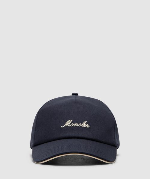 モンクレ　キャップ Moncler Tri logo baseball cap | NAVY | SEVENSTORE