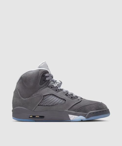 jordan retro 5 grey and black