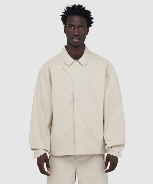 Stone Island Cotton linen canvas ghost shirt | DUST | SEVENSTORE