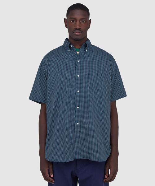 Beams Plus Work patchwork madras shirt | PINK | SEVENSTORE