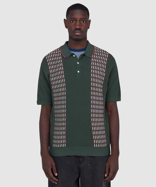 Beams Plus Knit polo shirt | GREEN | SEVENSTORE