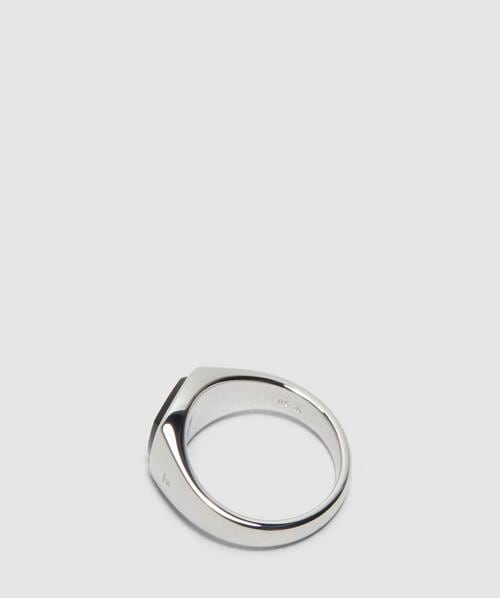 Tom Wood Polished onyx kay ring | BLACK ONYX | SEVENSTORE